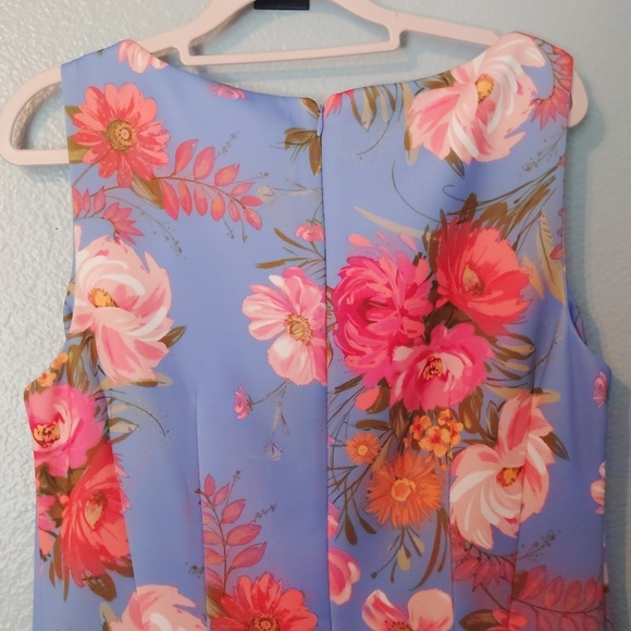 Vince Camuto Floral Dress Size 14 - Picture 8 of 14